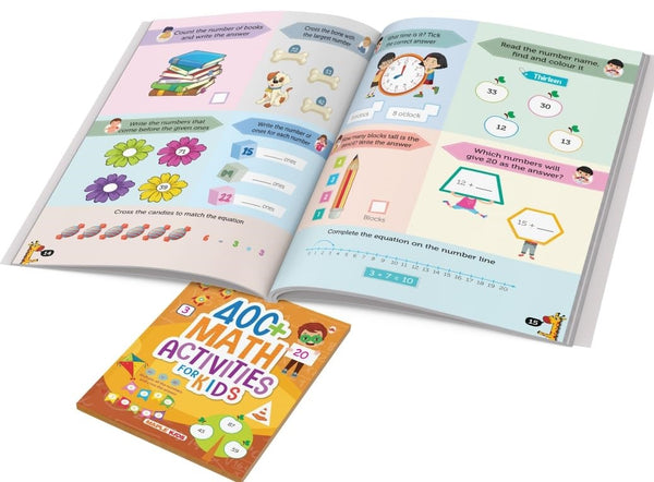 Activity Book for Kids - 400+ Math Activities