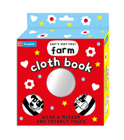 Baby's Very First Farm Cloth Book: With a Mirror and Crinkly Pages