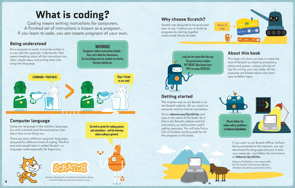 Usborne Coding For Begginners From Scratch