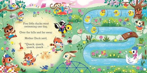 Five Little Ducks: A Slide and Count Book