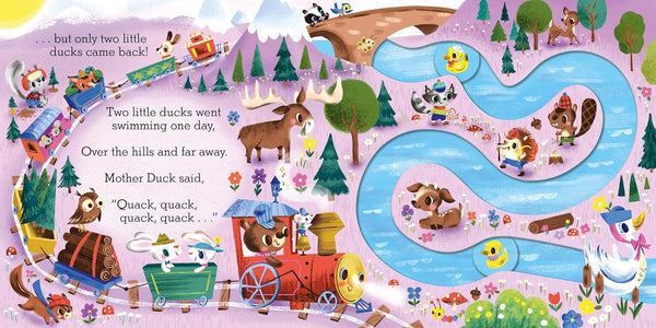 Five Little Ducks: A Slide and Count Book