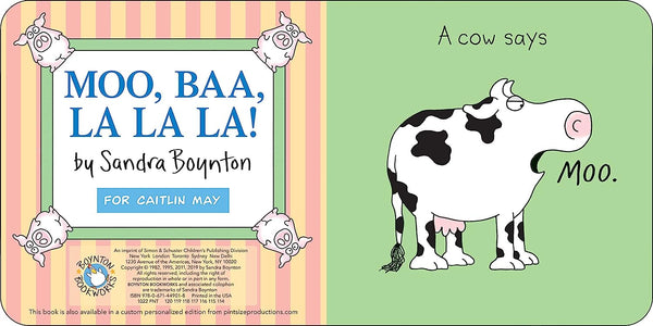 Moo, Baa, La La La! - Sandra Boynton