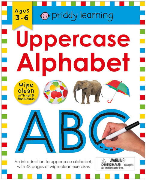 Priddy Learning: Uppercase Alphabet Wipe Clean Workbook