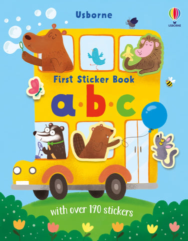 Usborne First Sticker Book: a b c