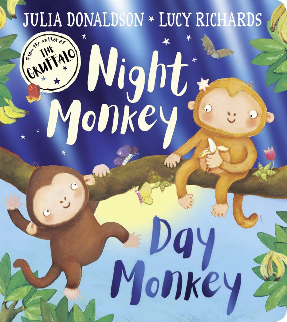 Night Monkey, Day Monkey - - Board Book