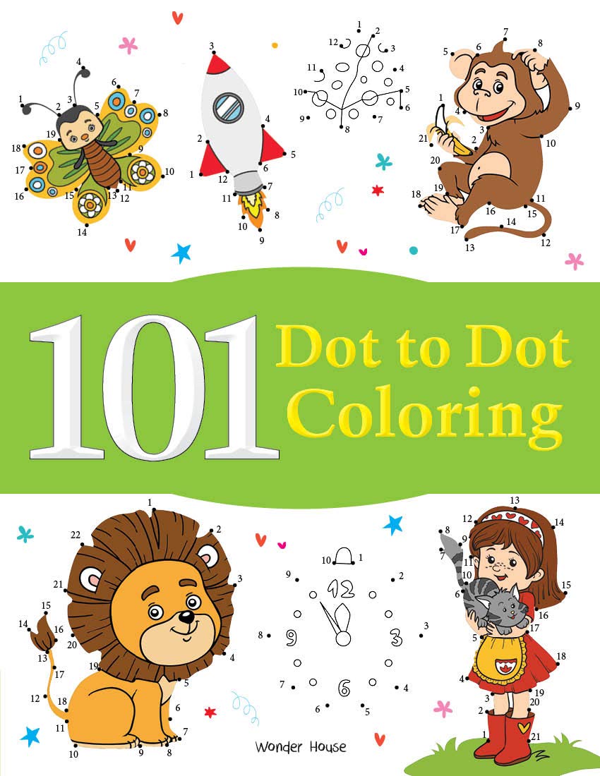 101 Dot To Dot Coloring: Fun Activity Book For Children