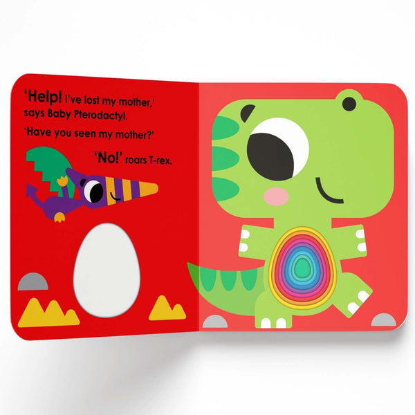 The Lost Dino: Die-Cut Board Book