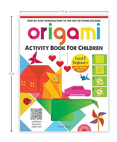 Origami - Activity Book For Children - Level 1: Beginners