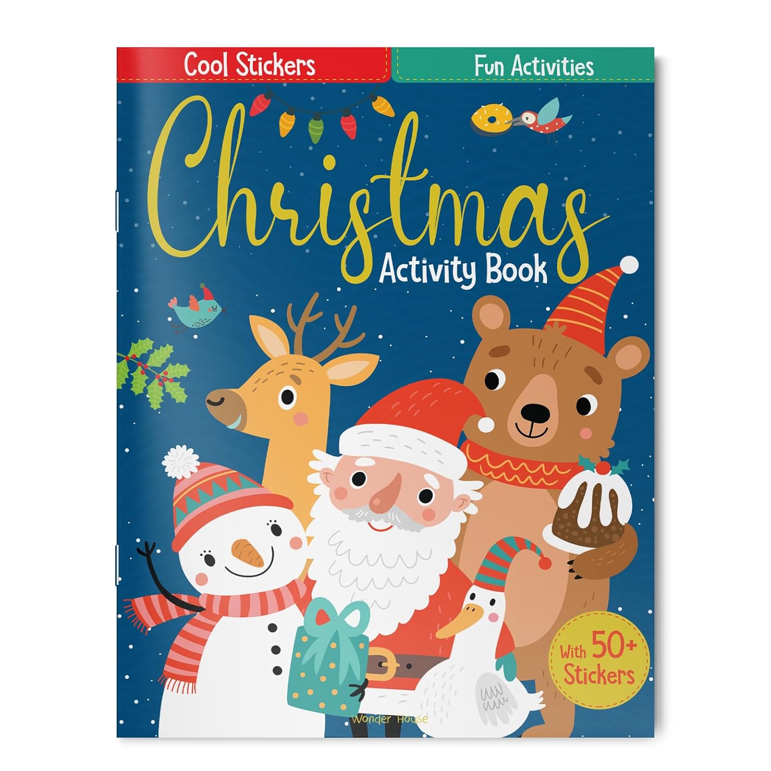 Christmas Activity Book With 50+ Stickers