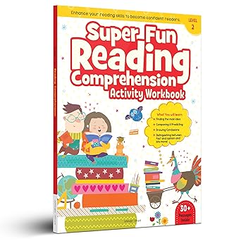 Super Fun Reading Comprehension Activity Workbook (Level 2)