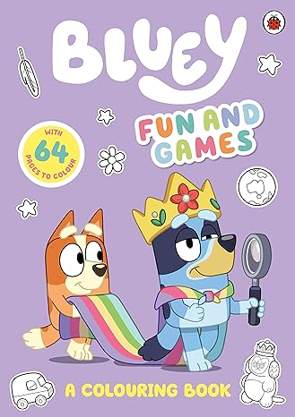 Bluey: Fun And Games Colouring Book