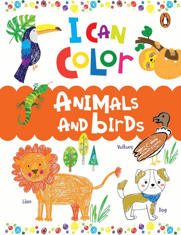 I Can Color: Animals and Birds