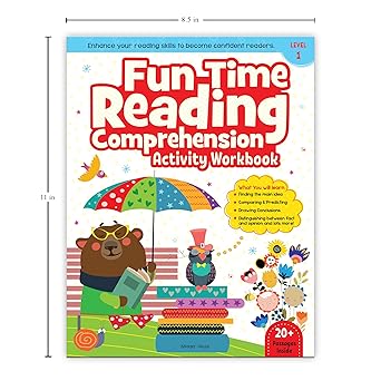 Fun Time Reading Comprehension Activity Workbook (Level 1)