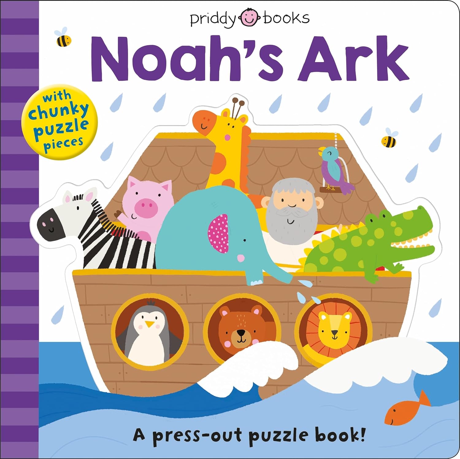 Priddy Books With Chunky Puzzle Pieces: Noah's Ark A Press - Out Puzzle Book