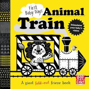 First Baby Days: Animal Train A Giant Fold-Out Frieze Book