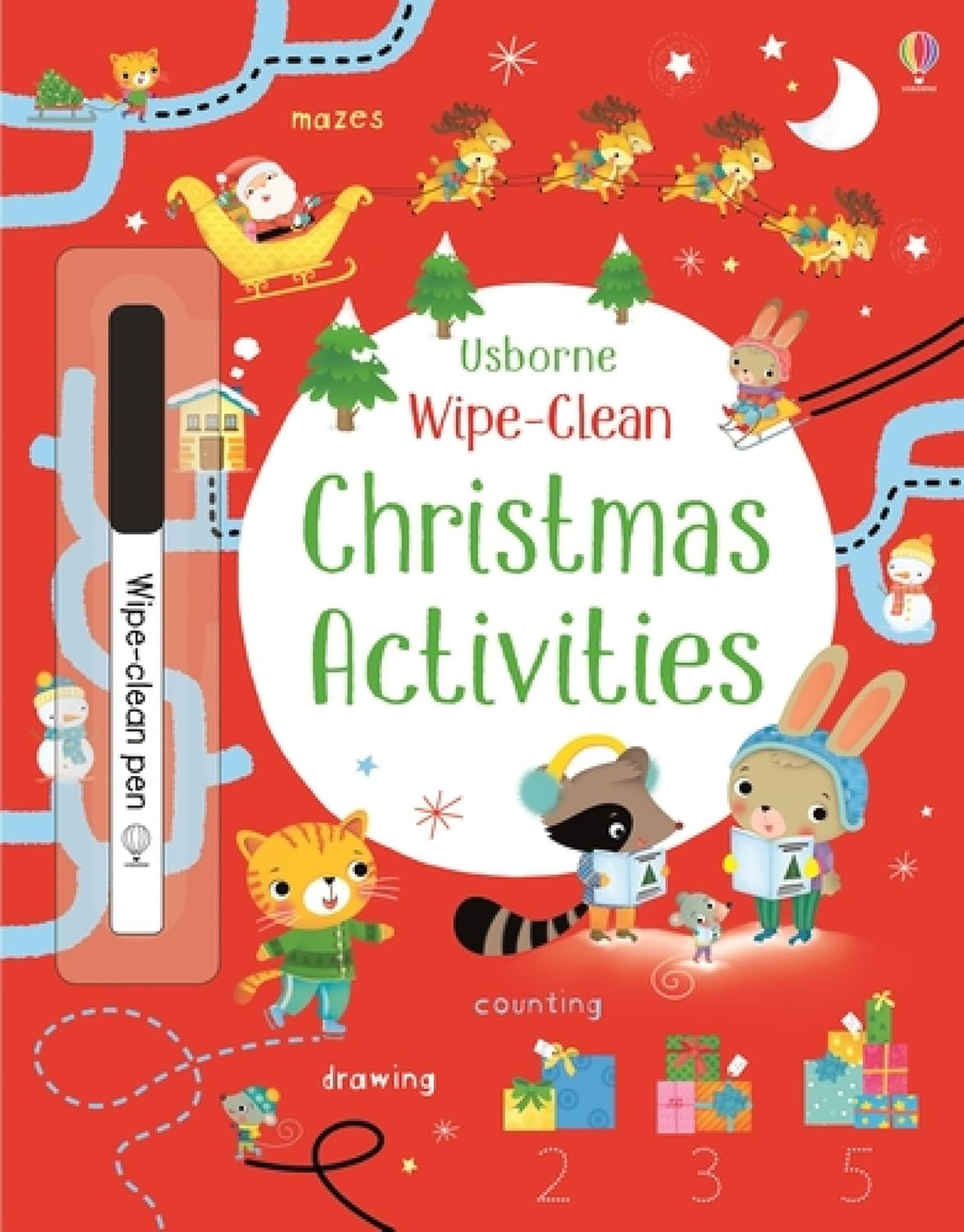 Usborne Wipe-Clean Christmas Activities