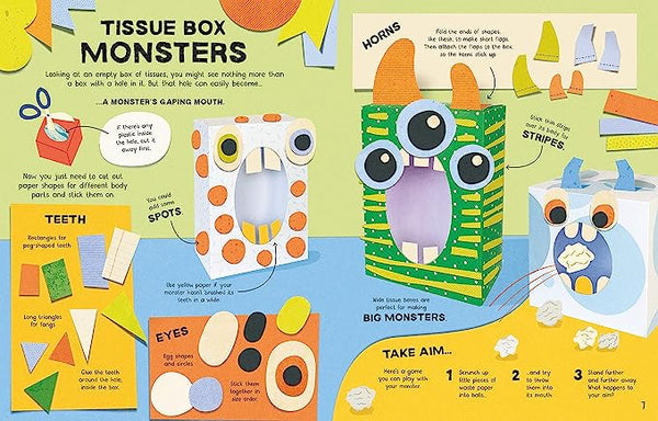 Usborne Activities What Can I Do With a Cardboard Box?