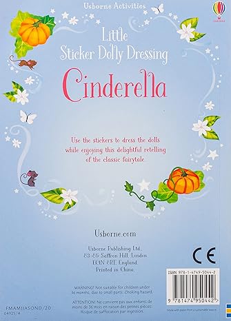 Little Sticker Dolly Dressing Fairytales Cinderella