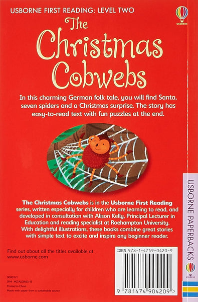 Usborne First Reading The Christmas Cobwebs