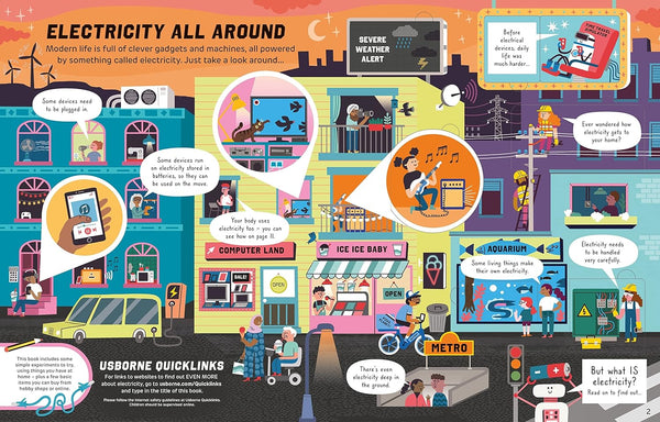 Usborne How It Works Electricity With Over 80 Flaps