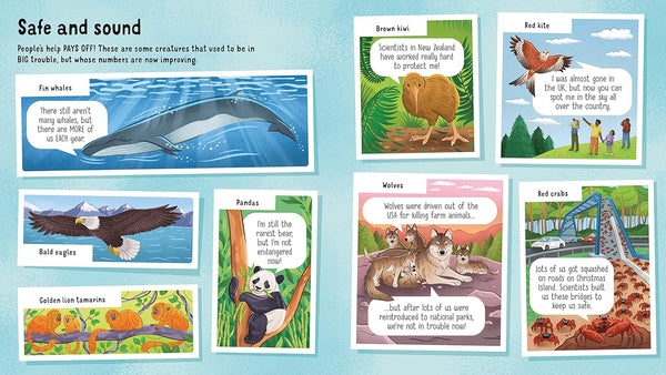 Usborne Look inside Animals in Danger