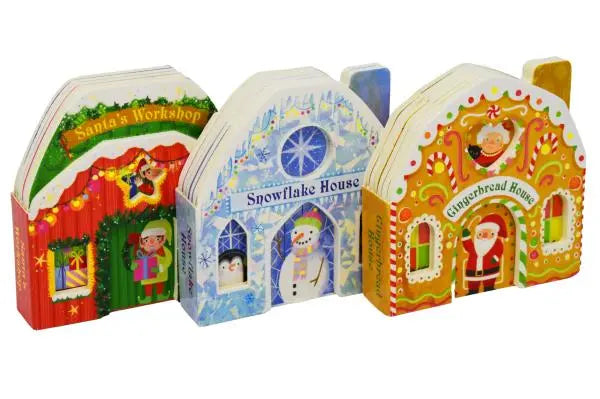 Santa Street Chunky Set - 3 festive mini books for Christmas