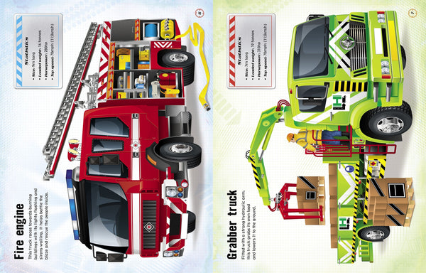 Usborne Build Your Own Trucks Sticker Book