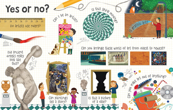 Usborne Lift -The - Flap: Questions & Answers About Art