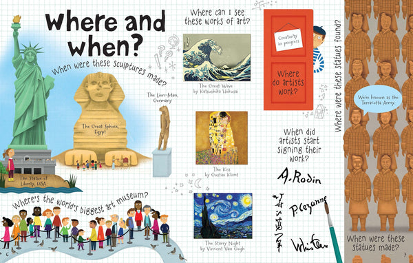 Usborne Lift -The - Flap: Questions & Answers About Art