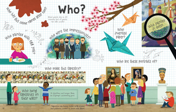 Usborne Lift -The - Flap: Questions & Answers About Art