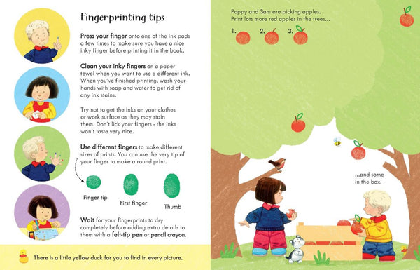 Usborne Poppy And Sam's Fingerprint Activities