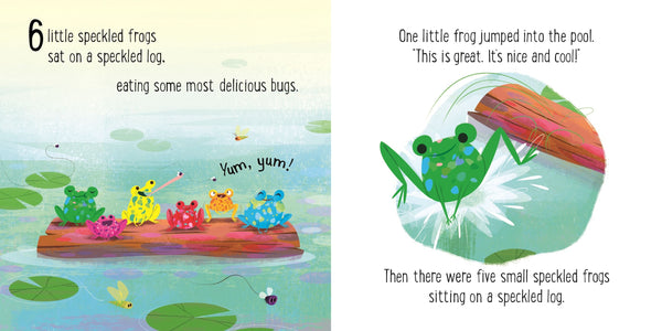 Usborne Little Board Books - Six Little Speckled Frogs