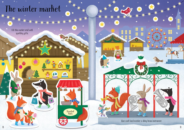 Usborne Sparkly Winter Sticker Book