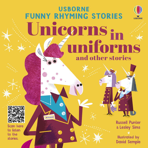 Usborne Funny Rhyming Stories: Unicorns In Uniforms And Other Stories