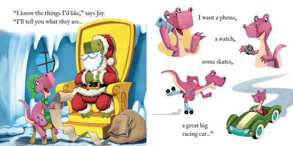 Usborne The Dinosaurs who met Santa Claus