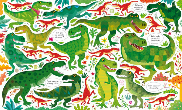 Usborne Book And Jigsaw Dinosaurs (300 Pieces)