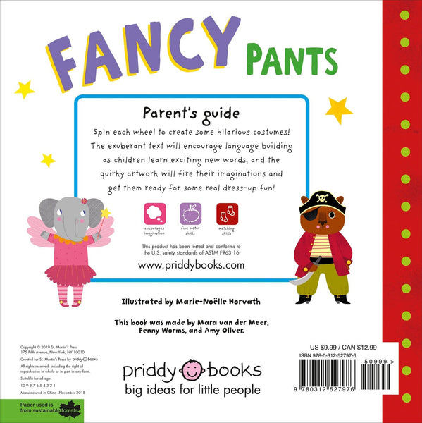 Priddy Books: Fancy Pants: Turn the Wheel to Find My Pants