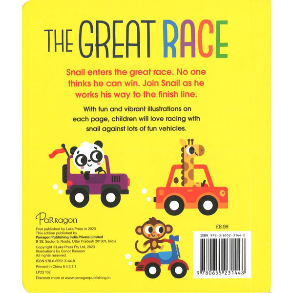 The Great Race: Die-Cut Board Book