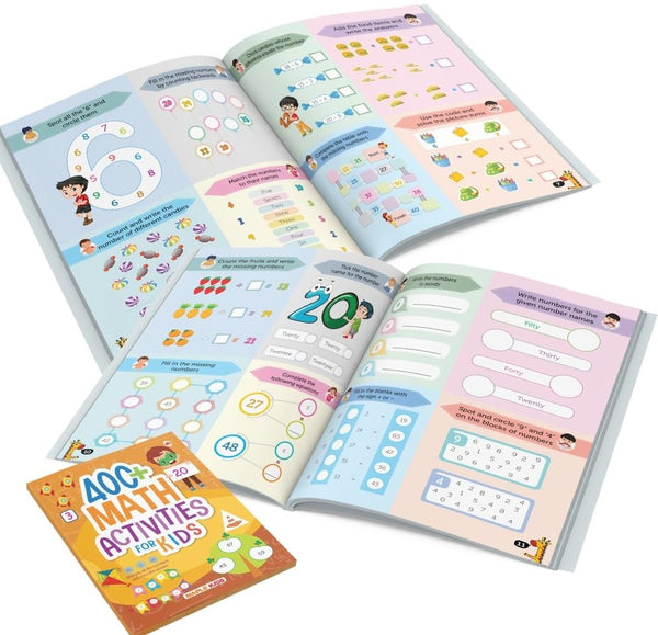 Activity Book for Kids - 400+ Math Activities