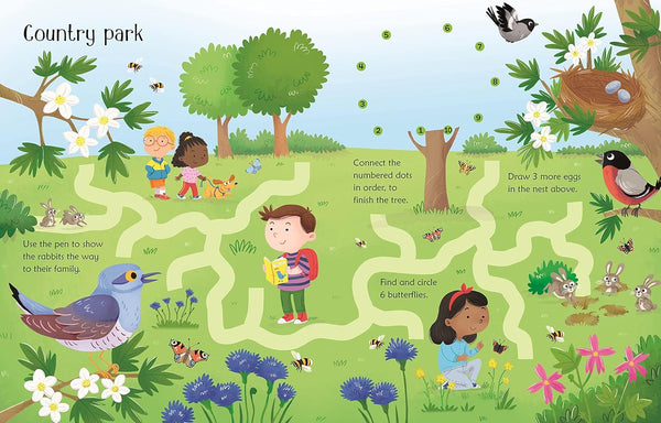 Usborne Wipe-Clean Nature Activities