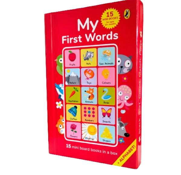 My First Words: 15 Mini Board Books