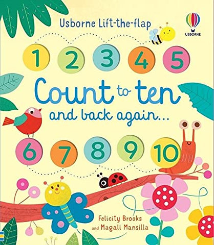 Usborne Lift-the-Flap Count to Ten and Back Again