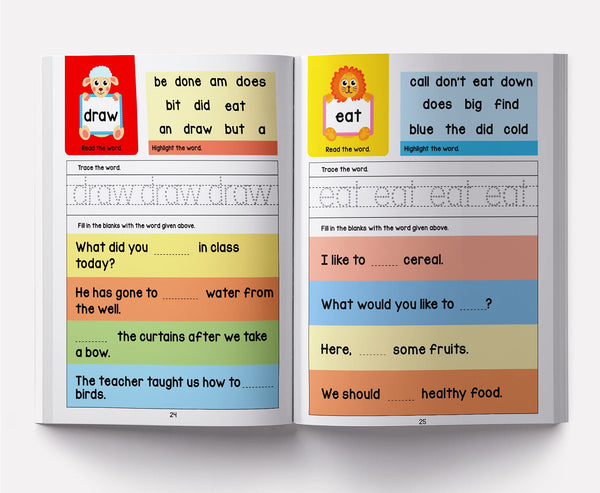 101 Sight Words And Sentence Activity Book