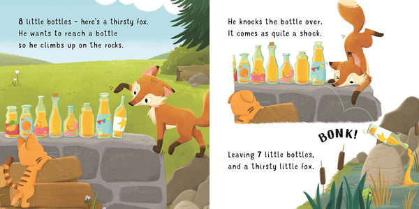 Usborne Little Board Books: Ten Little Bottles Sitting on the Wall