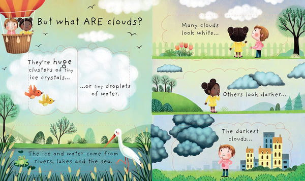 Usborne Lift-the-flap Very First Questions and Answers: What are Clouds?