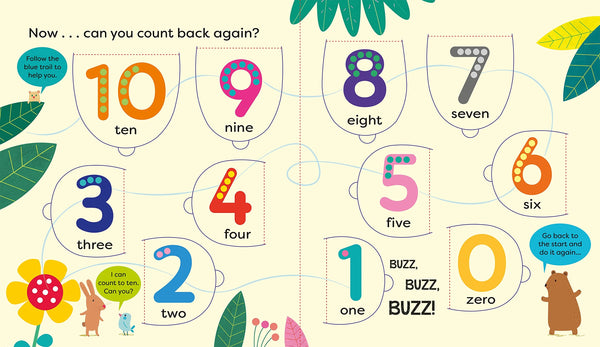 Usborne Lift-the-Flap Count to Ten and Back Again